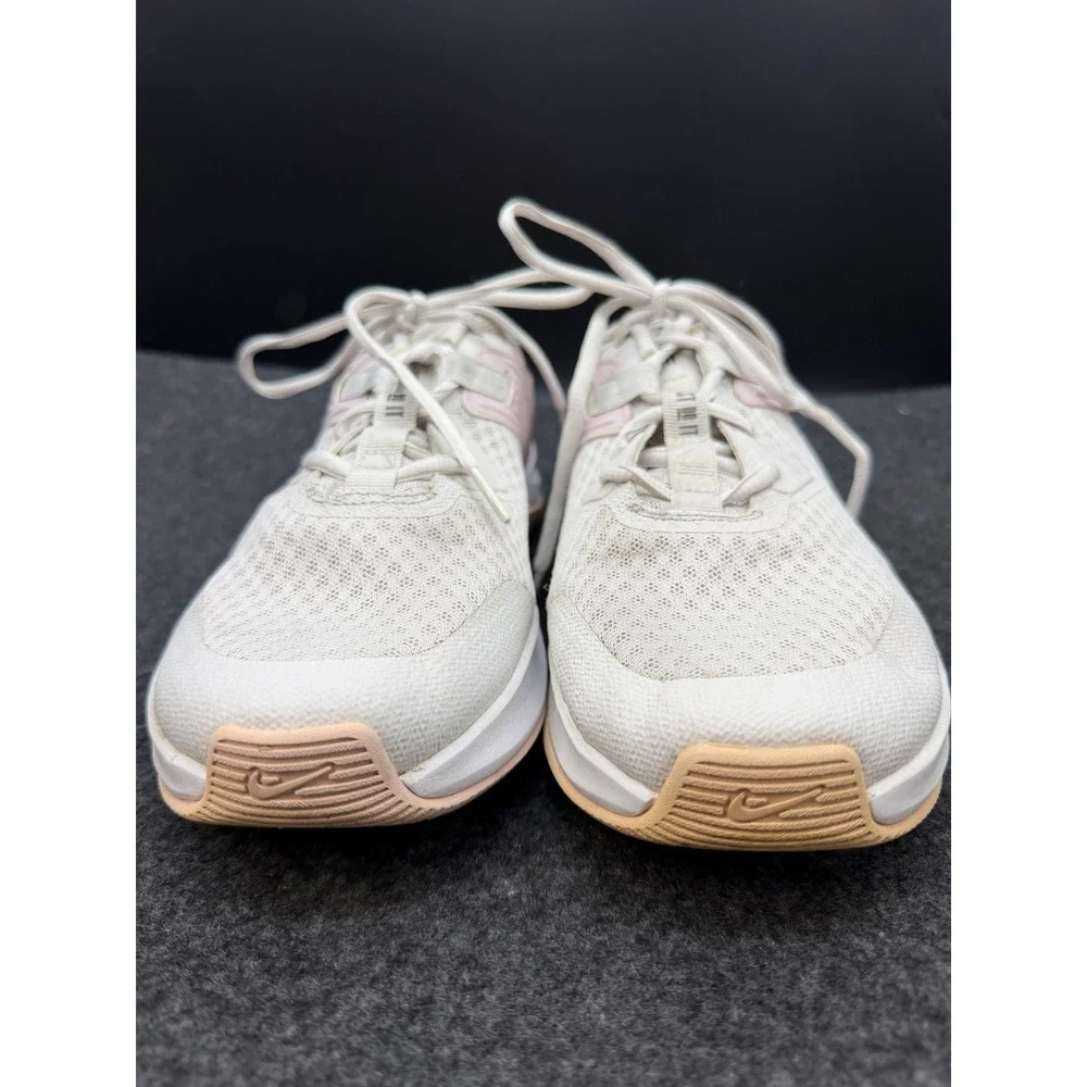 Nike MC Trainer Womens White Pink Silver Training Shoes CU3584-010 Size 10